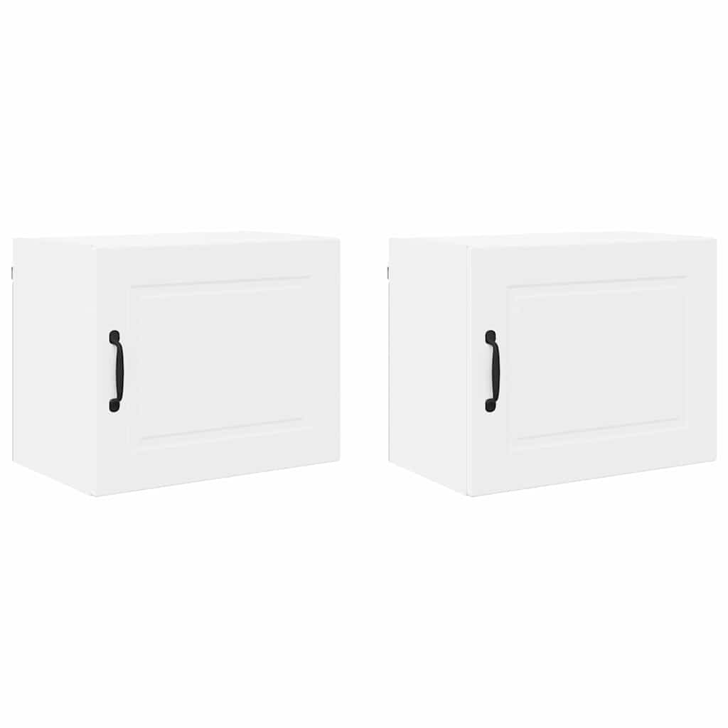 Kitchen Wall Cabinet with Shelf 2 pcs White 50 x 31 x 40 cm
