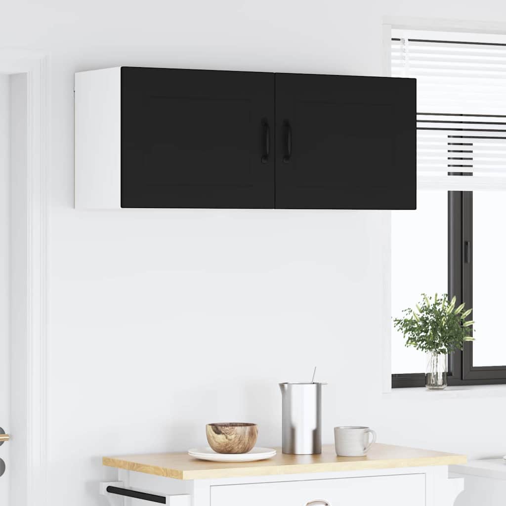 Kitchen Wall Cabinet Black 50 x 31 x 40 cm Engineered Wood