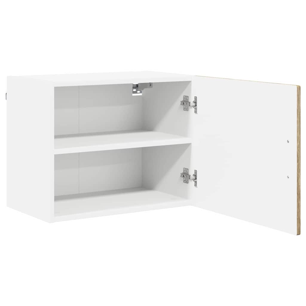 Kitchen Wall Cabinet with Door 2 pcs Sonoma Oak 50 x 31 x 40 cm