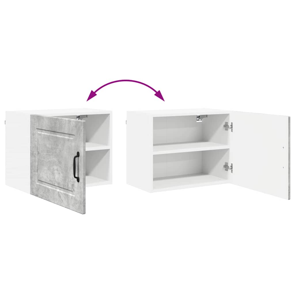 Kitchen Wall Cabinet with Shelf Concrete Grey 50 x 31 x 40 cm