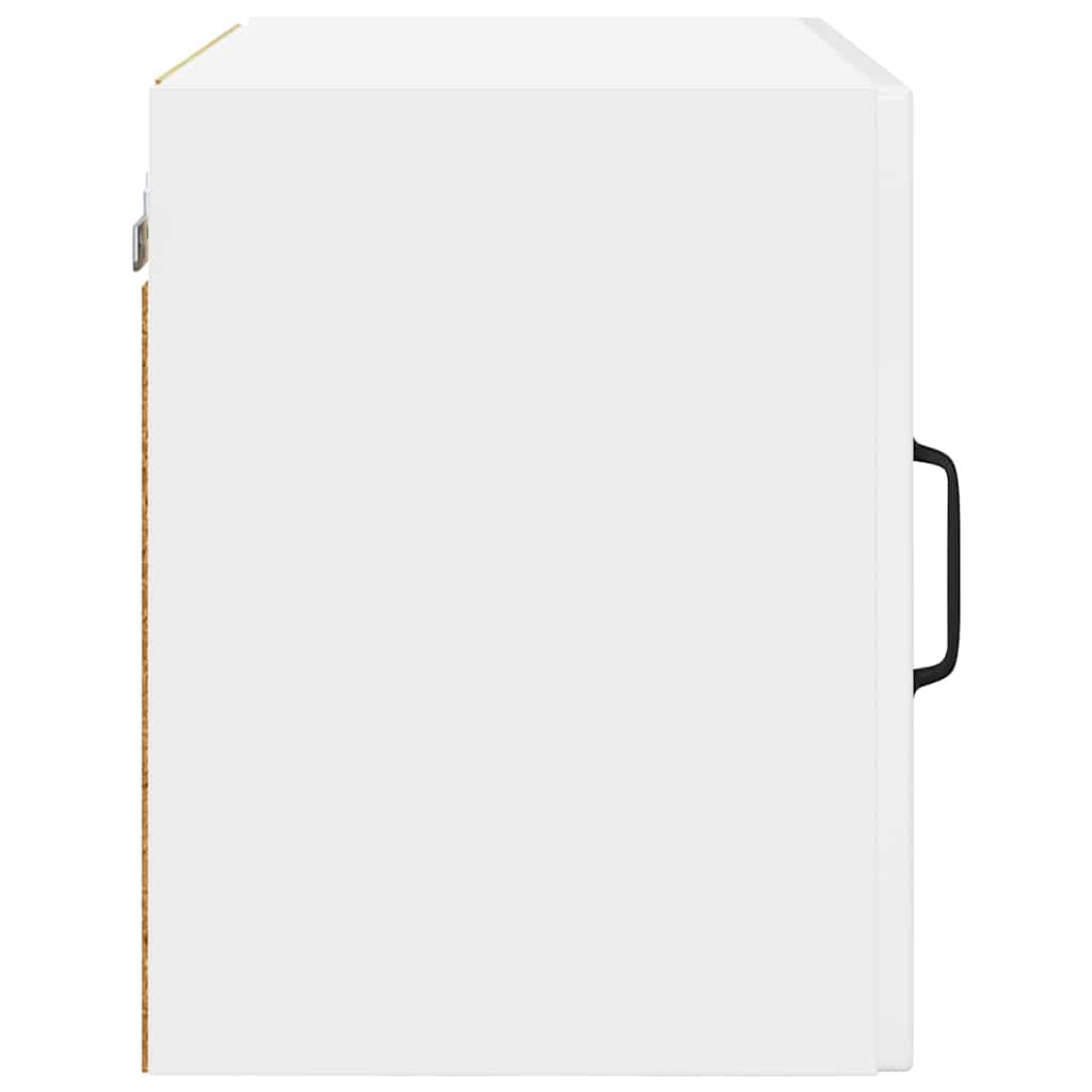 Kitchen Wall Cabinet with Door High Gloss White 50 x 31 x 40 cm