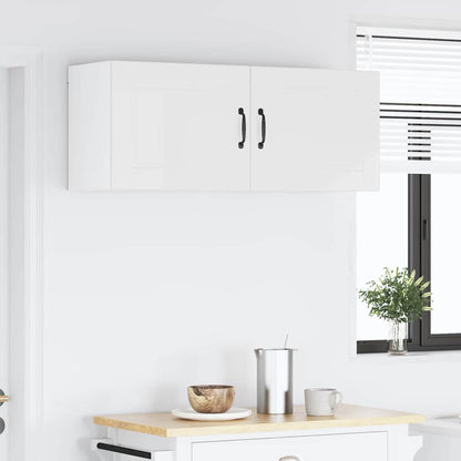 Kitchen Wall Cabinet 2 pcs High Gloss White 50 x 31 x 40 cm