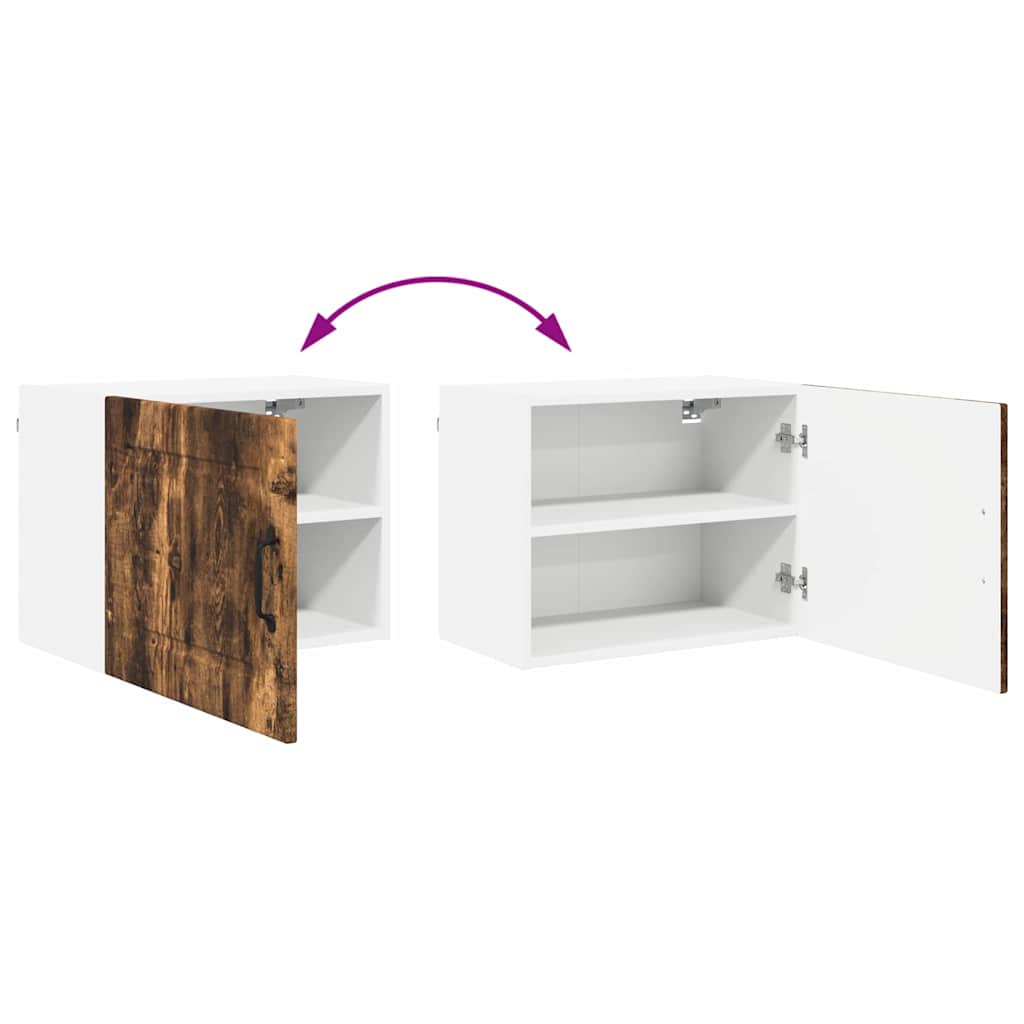 Kitchen Wall Cabinet Smoked Oak 50 x 31 x 40 cm Engineered Wood