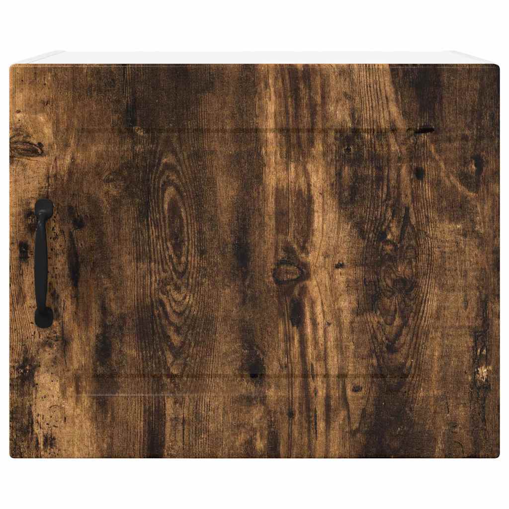 Kitchen Wall Cabinet with Door 2 pcs Smoked Oak 50 x 31 x 40 cm