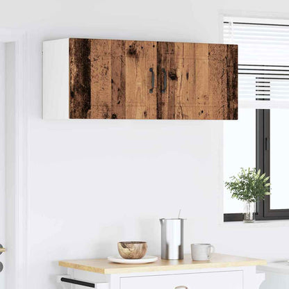 Kitchen Wall Cabinet with Shelf 2 pcs Old Wood 50 x 31 x 40 cm