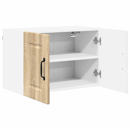 Kitchen Wall Cabinet with Door 2 pcs Sonoma Oak 60 x 31 x 40 cm