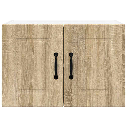 Kitchen Wall Cabinet with Door 2 pcs Sonoma Oak 60 x 31 x 40 cm