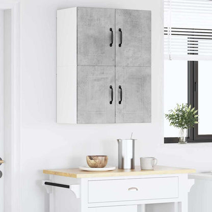 Kitchen Wall Cabinet with Shelf Concrete Grey 60 x 31 x 40 cm
