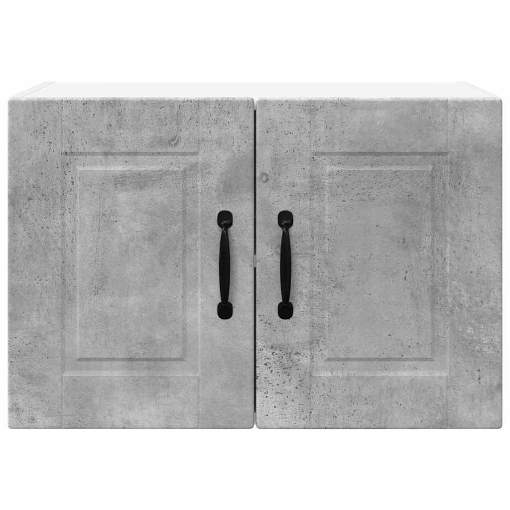 Kitchen Wall Cabinet with Shelf Concrete Grey 60 x 31 x 40 cm