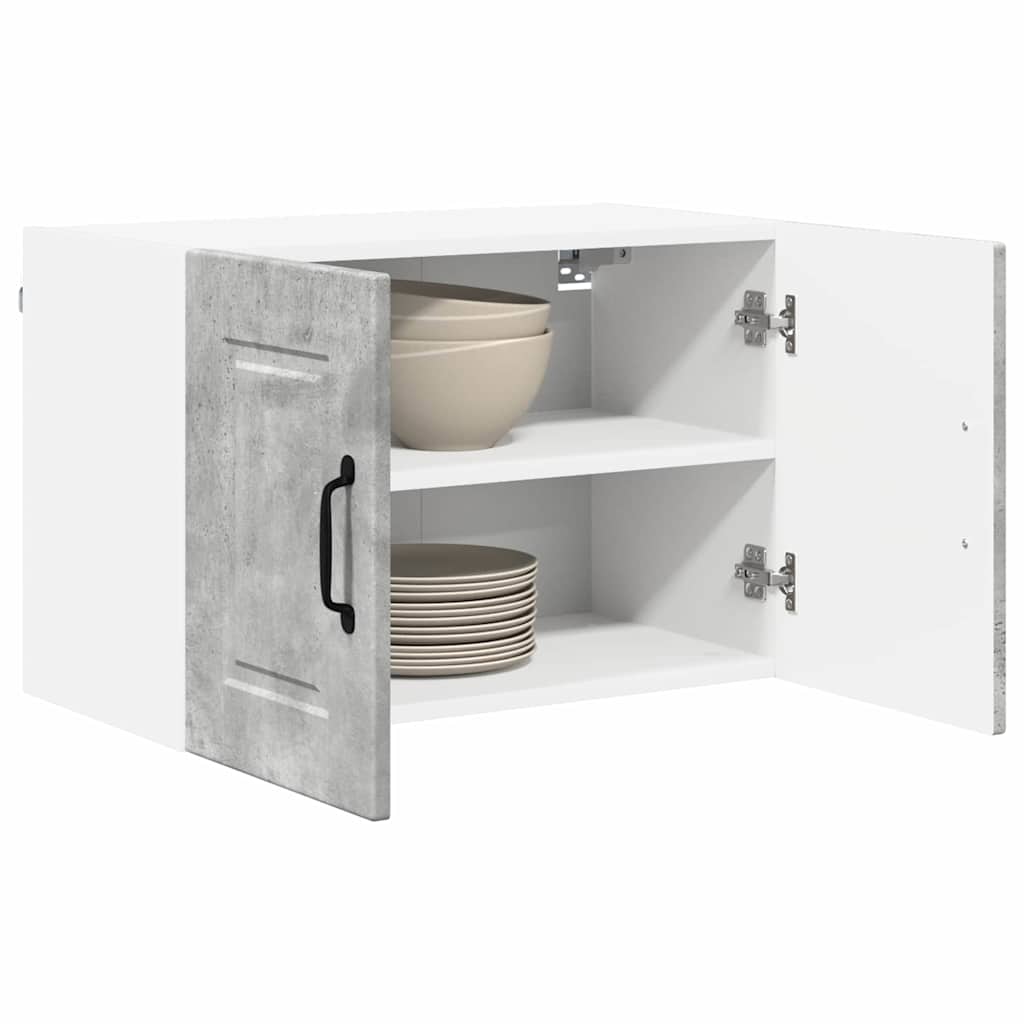 Kitchen Wall Cabinet with Shelf Concrete Grey 60 x 31 x 40 cm