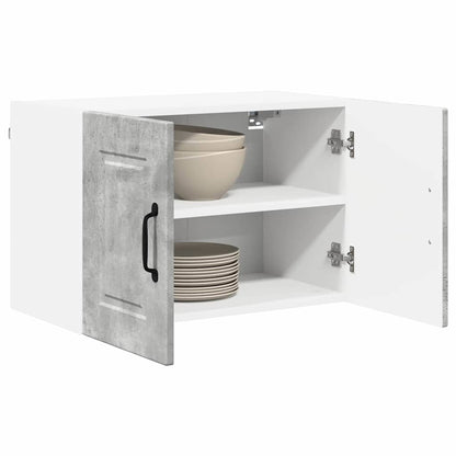 Kitchen Wall Cabinet 2 pcs Concrete Grey 60 x 31 x 40 cm