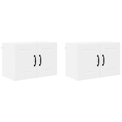 Kitchen Wall Cabinet 2 pcs High Gloss White 60 x 31 x 40 cm