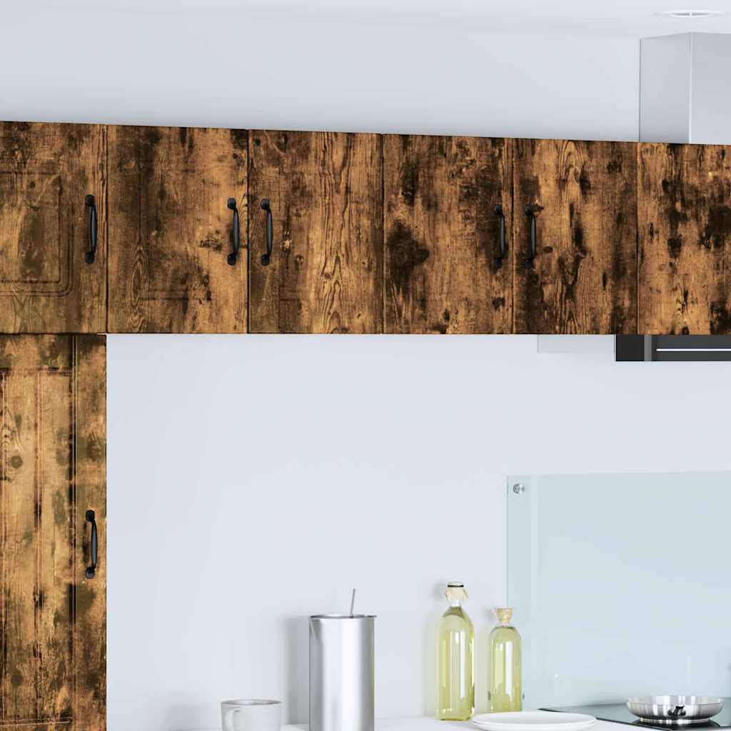 Kitchen Wall Cabinet Smoked Oak 60 x 31 x 40 cm Engineered Wood