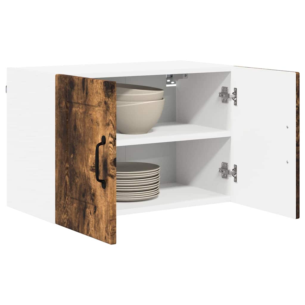 Kitchen Wall Cabinet Smoked Oak 60 x 31 x 40 cm Engineered Wood