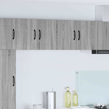Kitchen Wall Cabinet with Shelf Grey Sonoma 60 x 31 x 40 cm