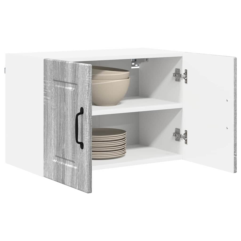 Kitchen Wall Cabinet with Shelf Grey Sonoma 60 x 31 x 40 cm