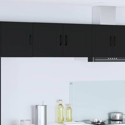 Kitchen Wall Cabinet Black 80 x 31 x 40 cm Engineered Wood