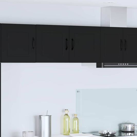 Kitchen Wall Cabinet Black 80 x 31 x 40 cm Engineered Wood