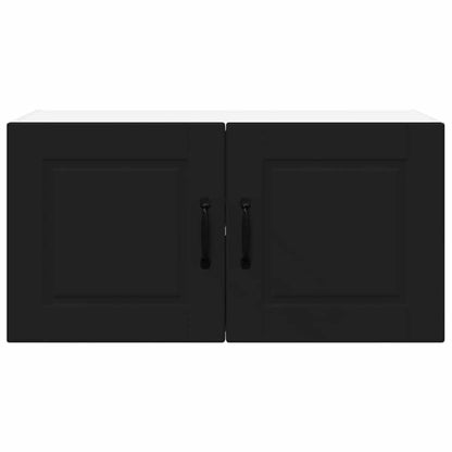 Kitchen Wall Cabinet Black 80 x 31 x 40 cm Engineered Wood