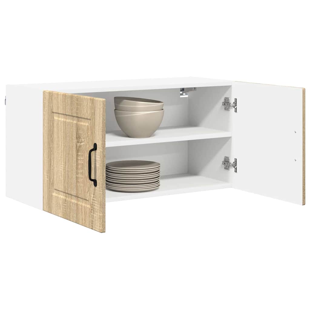 Kitchen Wall Cabinet Sonoma Oak 80 x 31 x 40 cm Engineered Wood