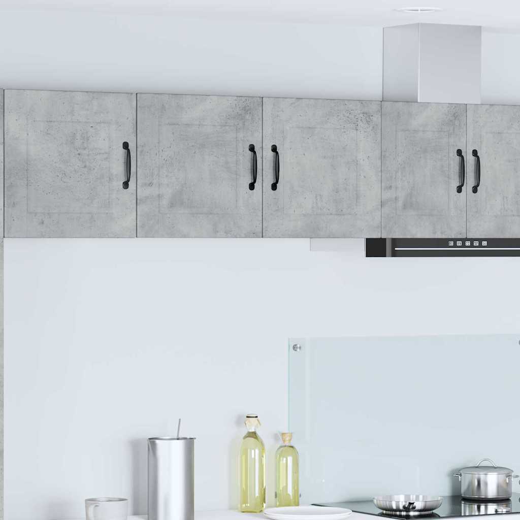 Kitchen Wall Cabinet with Shelf Concrete Grey 80 x 31 x 40 cm