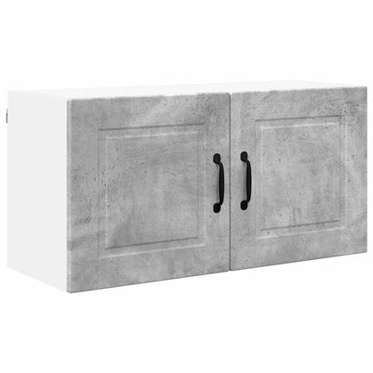 Kitchen Wall Cabinet with Shelf Concrete Grey 80 x 31 x 40 cm