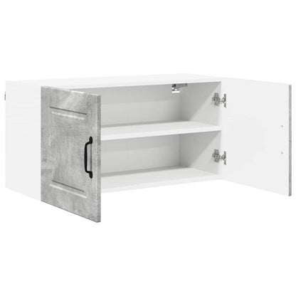 Kitchen Wall Cabinet with Shelf Concrete Grey 80 x 31 x 40 cm