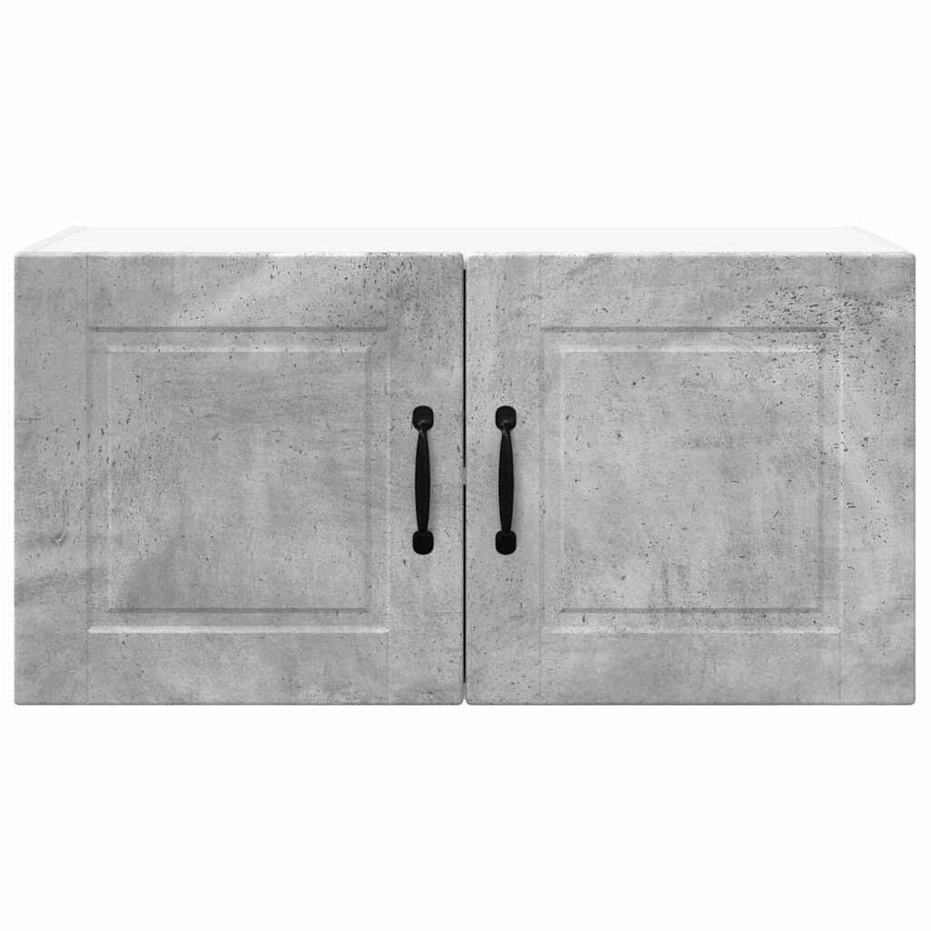 Kitchen Wall Cabinet with Shelf Concrete Grey 80 x 31 x 40 cm