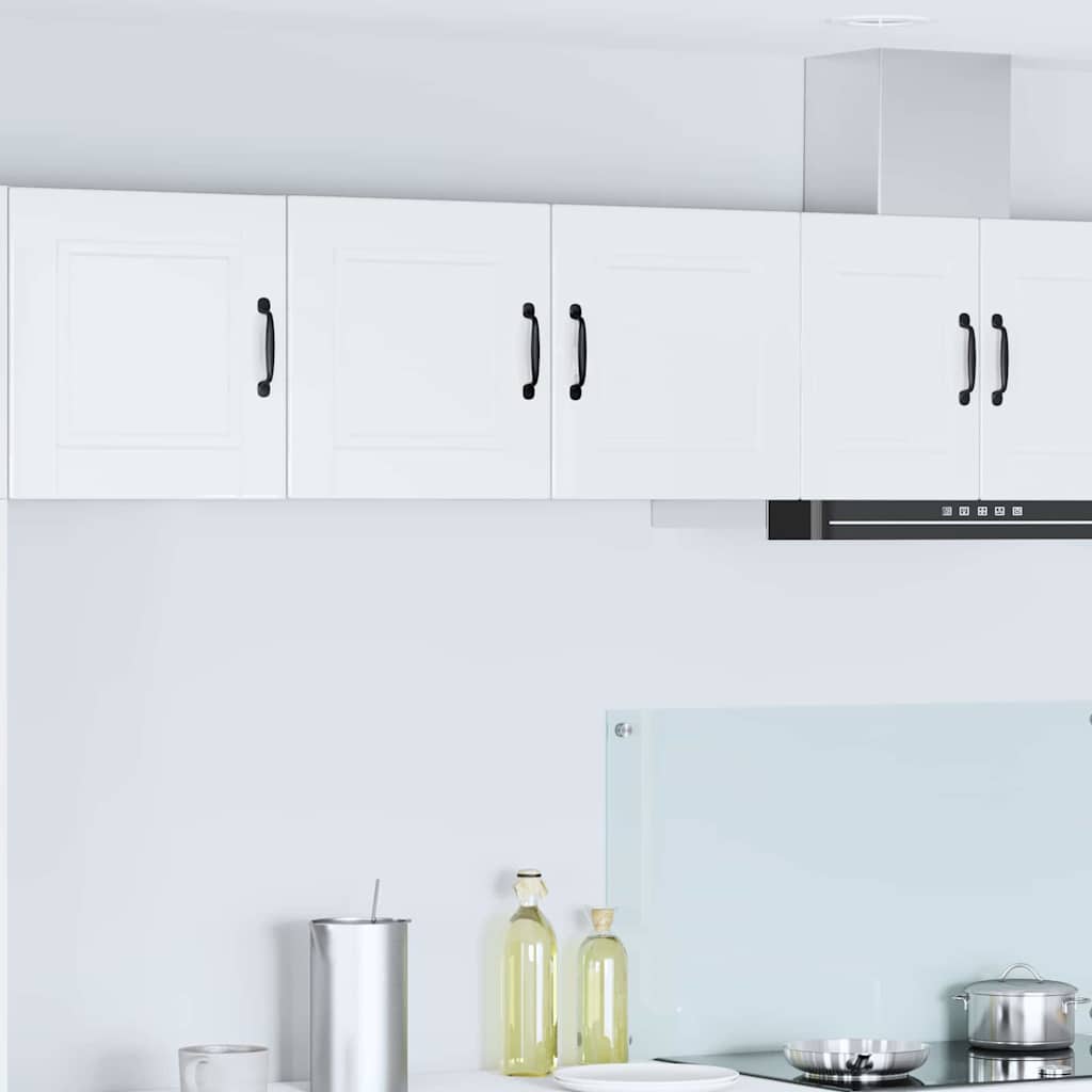 Kitchen Wall Cabinet with Door High Gloss White 80 x 31 x 40 cm