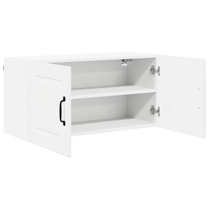 Kitchen Wall Cabinet with Door High Gloss White 80 x 31 x 40 cm