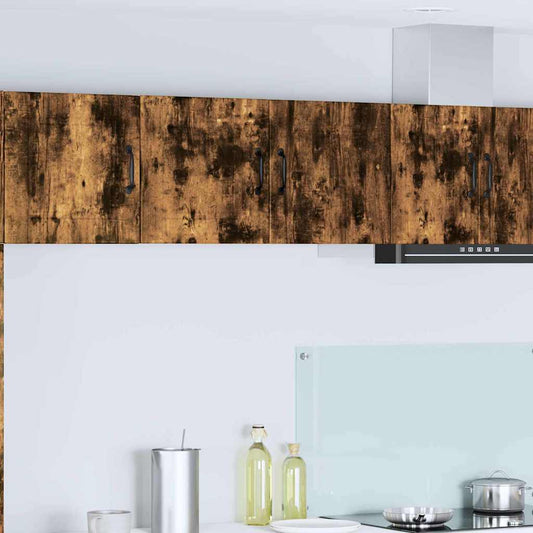 Kitchen Wall Cabinet Smoked Oak 80 x 31 x 40 cm Engineered Wood