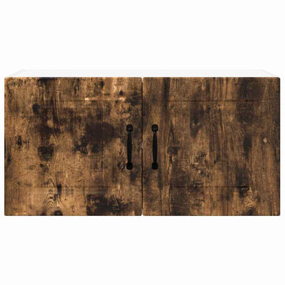Kitchen Wall Cabinet Smoked Oak 80 x 31 x 40 cm Engineered Wood