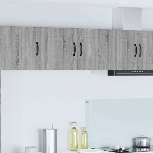Kitchen Wall Cabinet with Shelf Grey Sonoma 80 x 31 x 40 cm