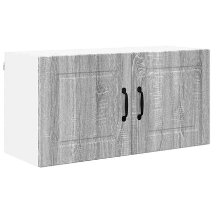 Kitchen Wall Cabinet with Shelf Grey Sonoma 80 x 31 x 40 cm