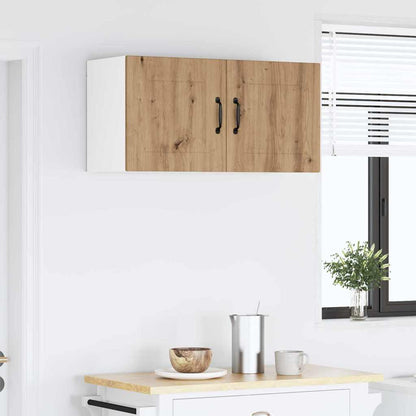 Kitchen Wall Cabinet with Shelf Artisan Oak 80 x 31 x 40 cm