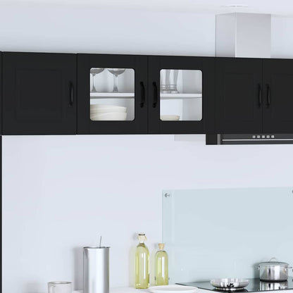 Kitchen Wall Cabinet Black 80 x 31 x 40 cm Engineered Wood