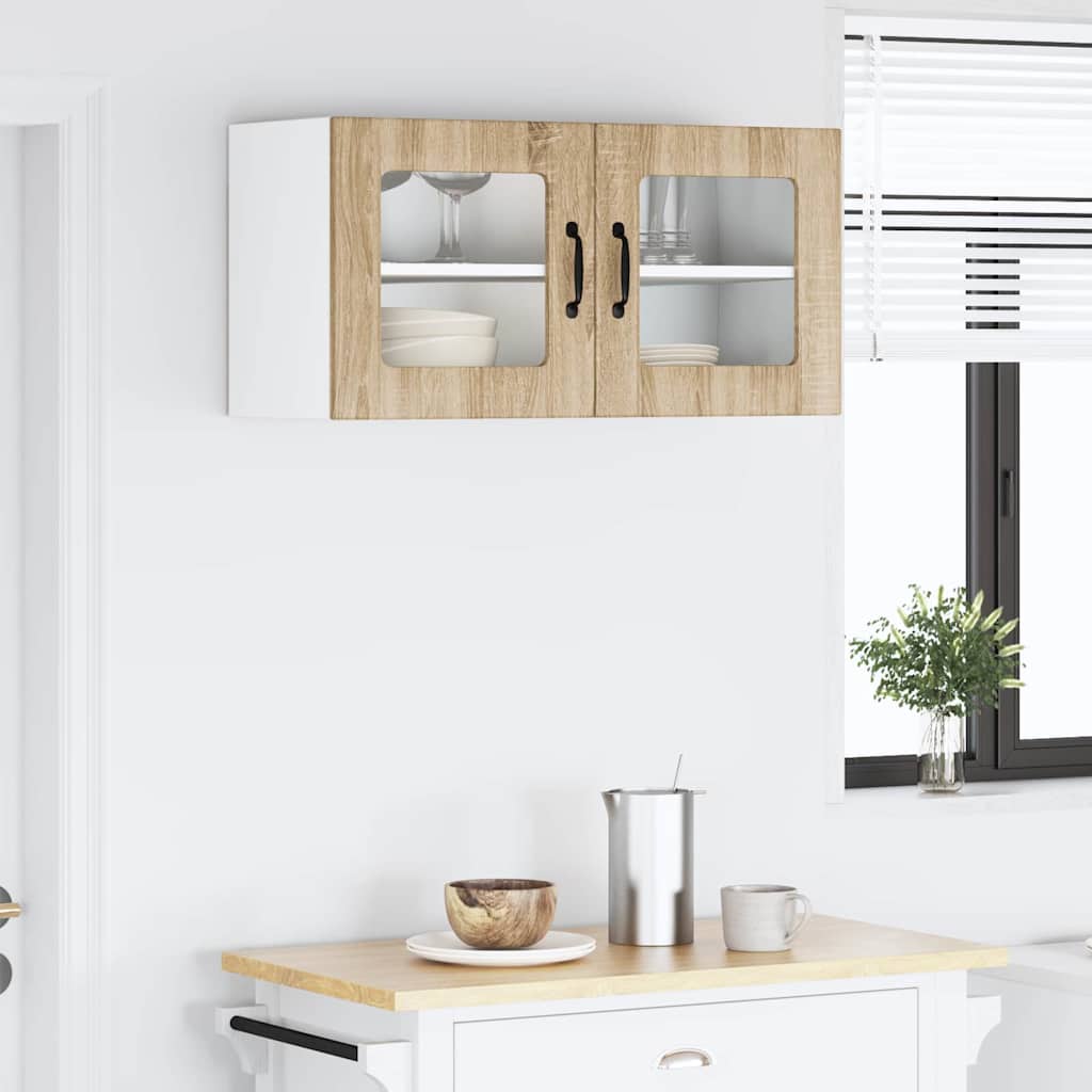 Kitchen Wall Cabinet Sonoma Oak 80 x 31 x 40 cm Engineered Wood
