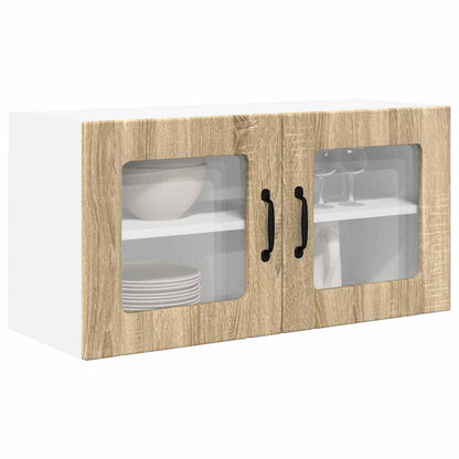 Kitchen Wall Cabinet Sonoma Oak 80 x 31 x 40 cm Engineered Wood