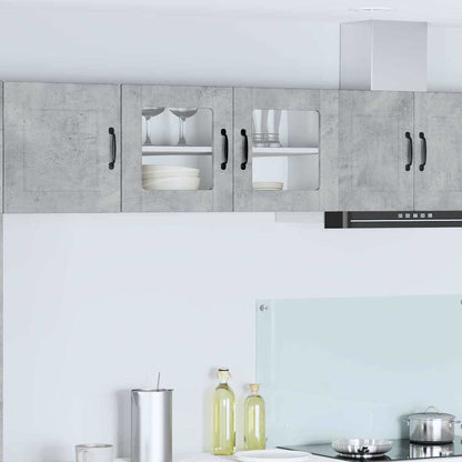 Kitchen Wall Cabinet with Shelf Concrete Grey 80 x 31 x 40 cm