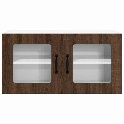 Kitchen Wall Cabinet Brown Oak 80 x 31 x 40 cm Engineered Wood