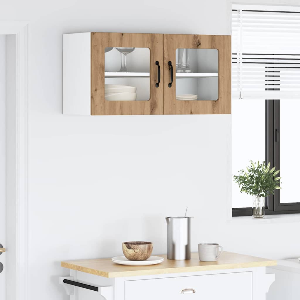 Kitchen Wall Cabinet with Shelf Artisan Oak 80 x 31 x 40 cm