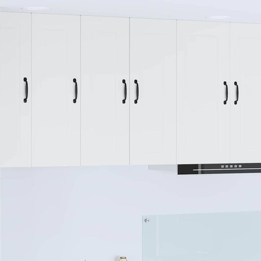 Kitchen Wall Cabinet with Shelf 2 pcs White 30 x 31 x 80 cm