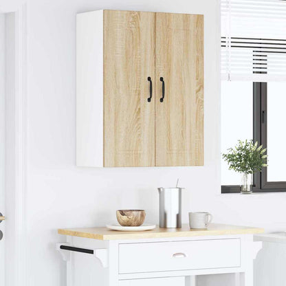 Kitchen Wall Cabinet Sonoma Oak 30 x 31 x 80 cm Engineered Wood