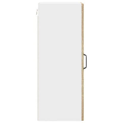 Kitchen Wall Cabinet with Door 2 pcs Sonoma Oak 30 x 31 x 80 cm