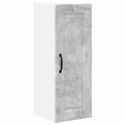Kitchen Wall Cabinet with Shelf Concrete Grey 30 x 31 x 80 cm