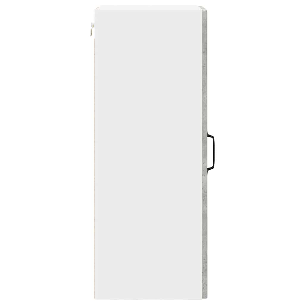 Kitchen Wall Cabinet 2 pcs Concrete Grey 30 x 31 x 80 cm