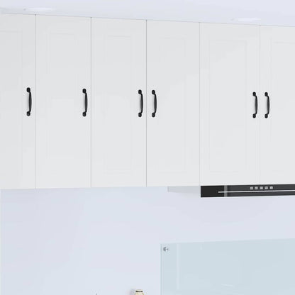 Kitchen Wall Cabinet with Door High Gloss White 30 x 31 x 80 cm