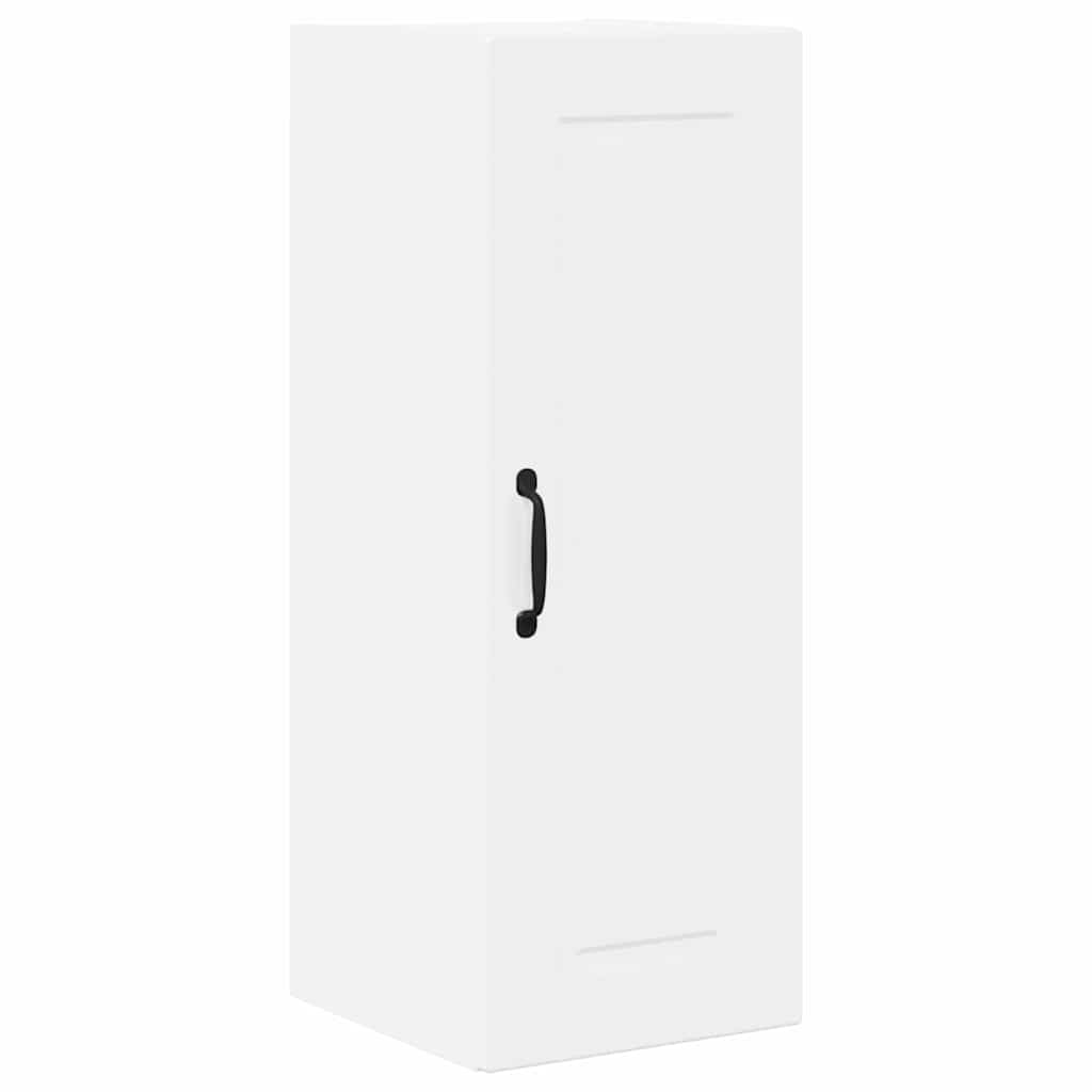 Kitchen Wall Cabinet with Door High Gloss White 30 x 31 x 80 cm