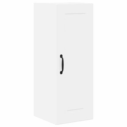 Kitchen Wall Cabinet with Door High Gloss White 30 x 31 x 80 cm