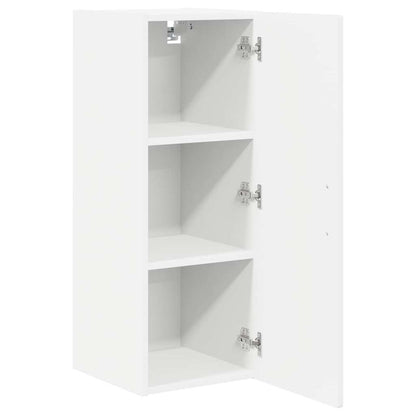 Kitchen Wall Cabinet with Door High Gloss White 30 x 31 x 80 cm